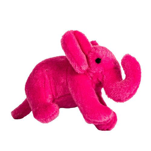 KEYRING PLUSH ELEPHANT PINK