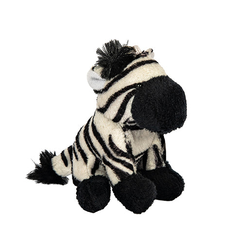 KEYRING PLUSH ZEBRA